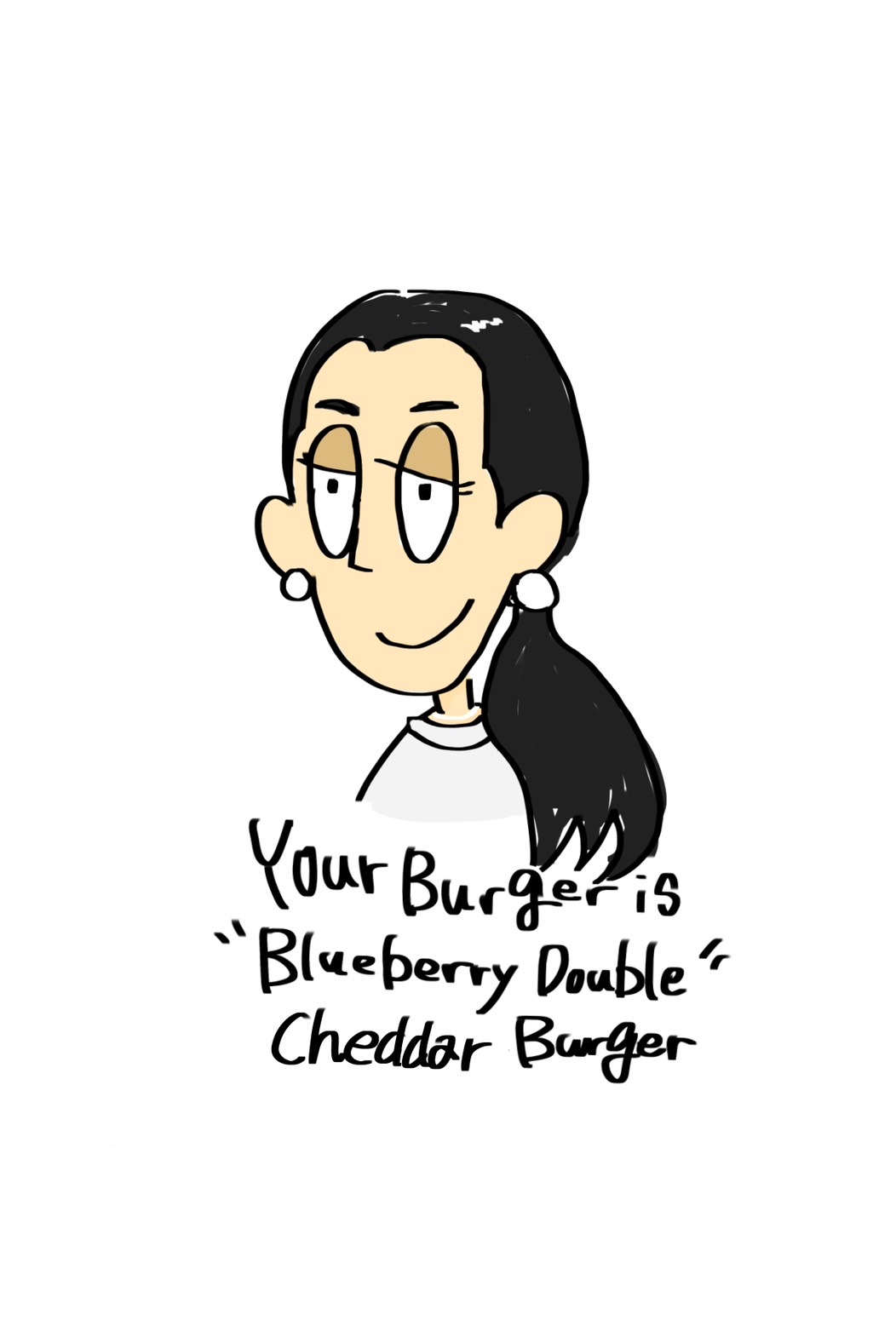 あっきーの似顔絵イラスト